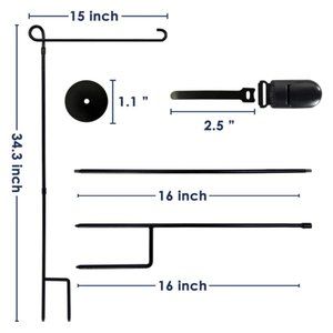 Garden Flag Holder Stand
